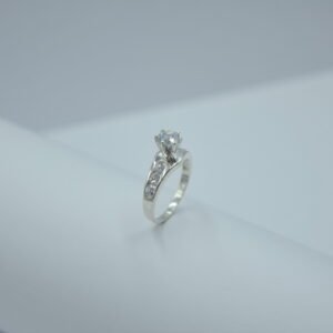 anillo solitario media churumbela