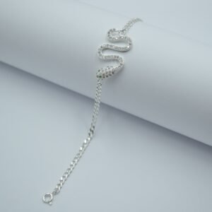 Pulseras pulso barbado y serpiente con circonia