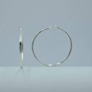 arracada facetada 4.5cm