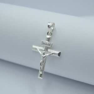 cruz tronco con cristo 3.6cm