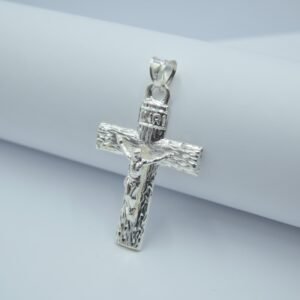 cruz tronco con cristo 5.0cm