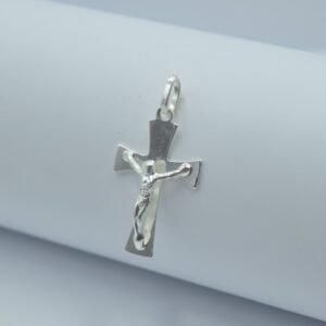 cruz lisa con cristo 2.8cm