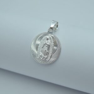 medalla virgen de guadalupe redonda 3.0cm