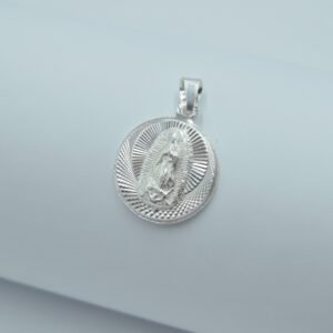medalla virgen de guadalupe redonda 2.5cm