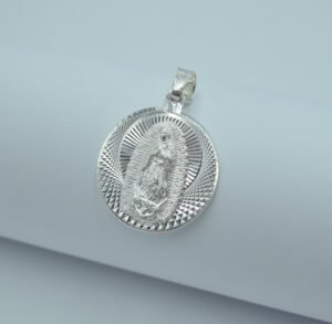 Home medalla virgen de guadalupe redonda 2.0cm