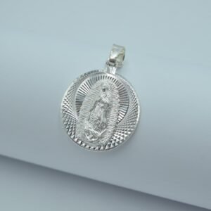medalla virgen de guadalupe redonda 2.0cm