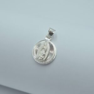 medalla virgen de guadalupe redonda 1.7cm