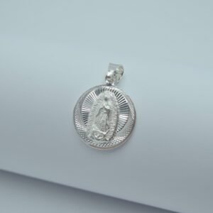 medalla virgen de guadalupe redonda 1.6cm