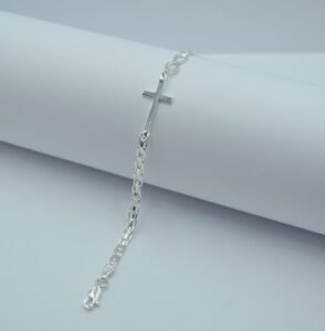 Pulseras pulso bismarck con cruz e infinito