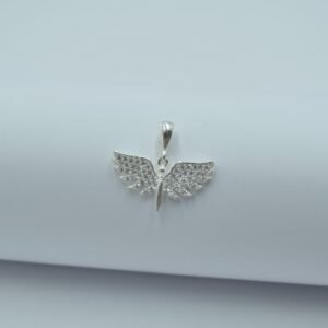 dije ángel con circonia 2.0cm