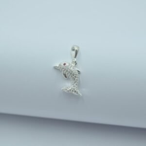 dije delfin con circonia 2.1cm