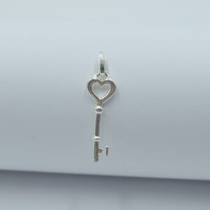 dije llave corazón lisa