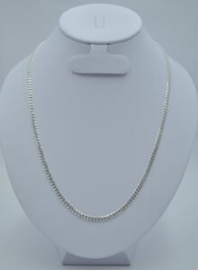 Collares cadena barbado 3mm 25cm