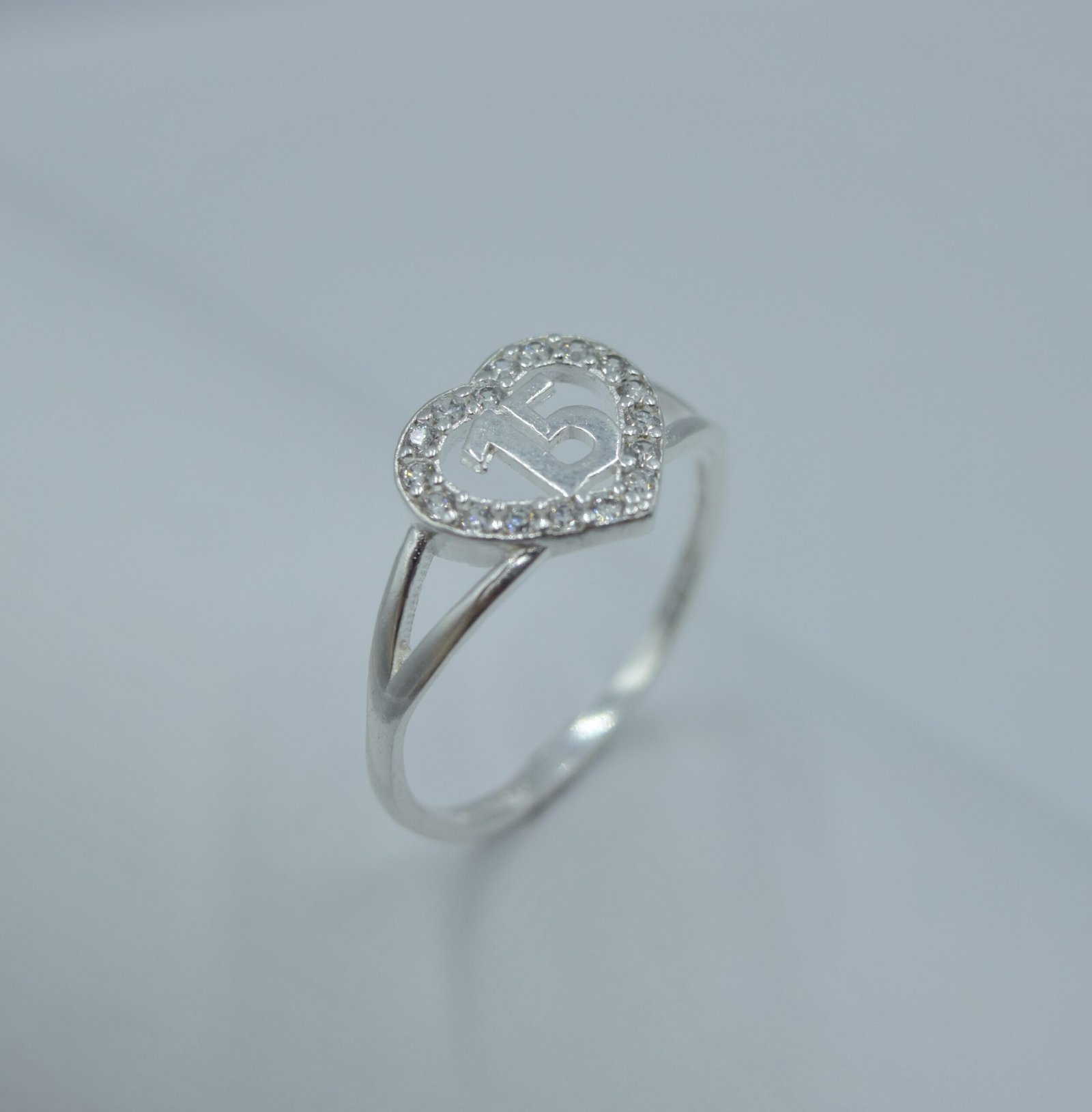 anillo corazón conmemorativo de 15 años anillo corazón conmemorativo de 15 años