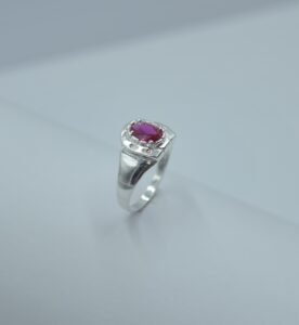 Anillos anillo de herradura con circonia oval