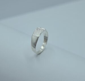 Anillos anillo plancha con circonia