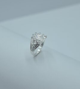 Anillos anillo herradura de circonias con caballo y brazo diamantado