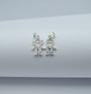 dije de niña y niño con circonia