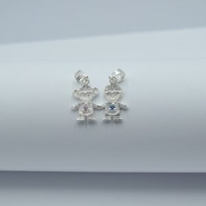 dije de niña y niño con circonia