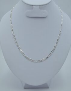 cadena cartier diamantada 3mm 33cm