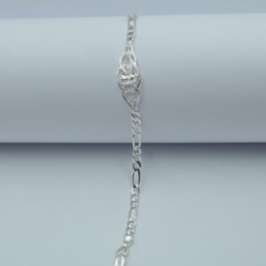 esclava cartier placa calada virgen de guadalupe 16cm