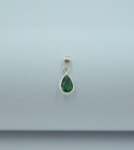 Dije circonia gota biselada 0.7X1.3cm