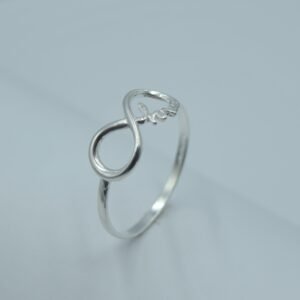 anillo infinito love liso