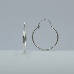 arracada facetada 3.5cm