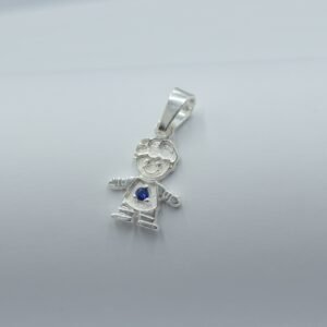 dije niño con circonia 1.8cm