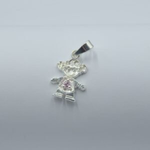 dije niña con circonia 1.8cm