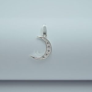 dije luna con circonias 2.0cm