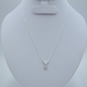 gargantilla flor silueta